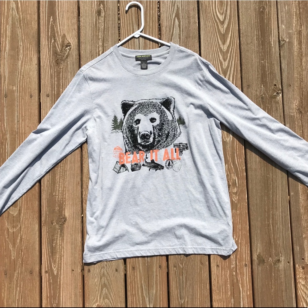 NWOT Bear it all long sleeve shirt